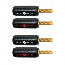 Wireworld Gold Set Screw Banana 10ga ABS Shell 4p 
